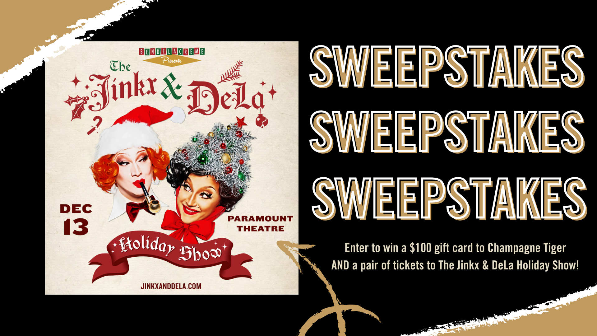 Jinkx & DeLa FB Sweeps